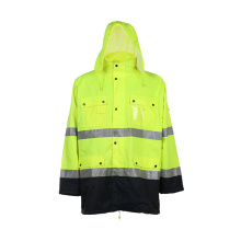 High Visibility Reflective Rain Gear with Wateproof